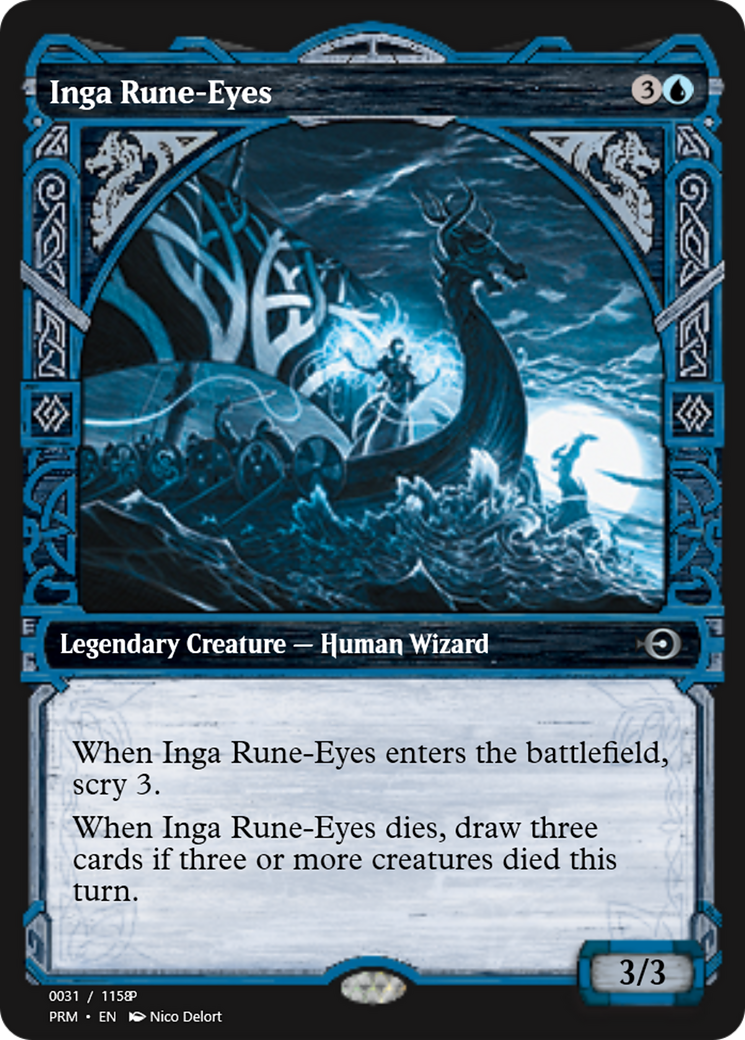 Inga Rune-Eyes (PRM-88262) - Magic Online Promos