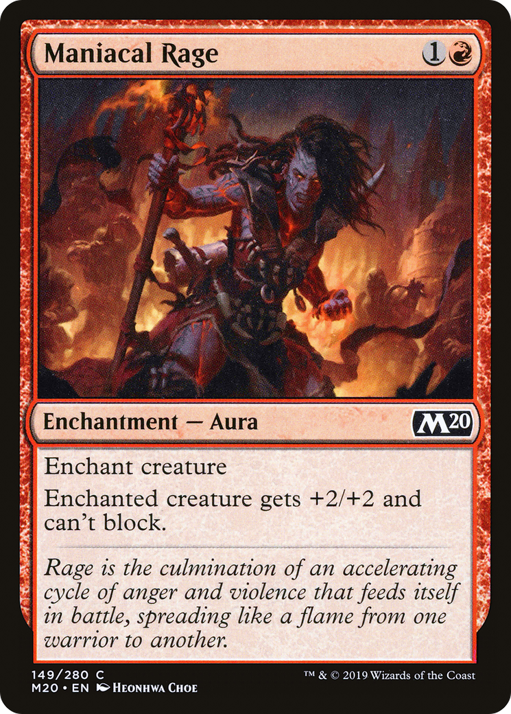 Maniacal Rage⁣ - Core 2020⁣ (Common)⁣ [149]