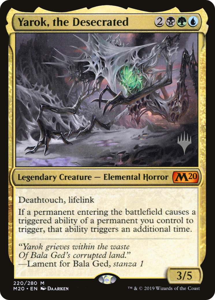 Yarok, the Desecrated (PPM20-220) - Core Set 2020 Promos Foil
