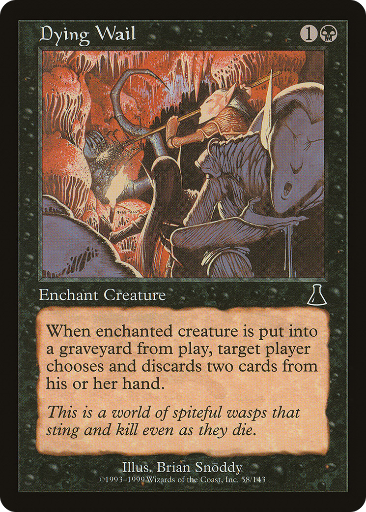 Dying Wail (UDS-058) - Urza's Destiny Foil