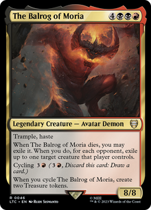 The Balrog of Moria⁣ - Commander: The Lord of the Rings: Tales of Middle-earth⁣ (Rare)⁣ [46]