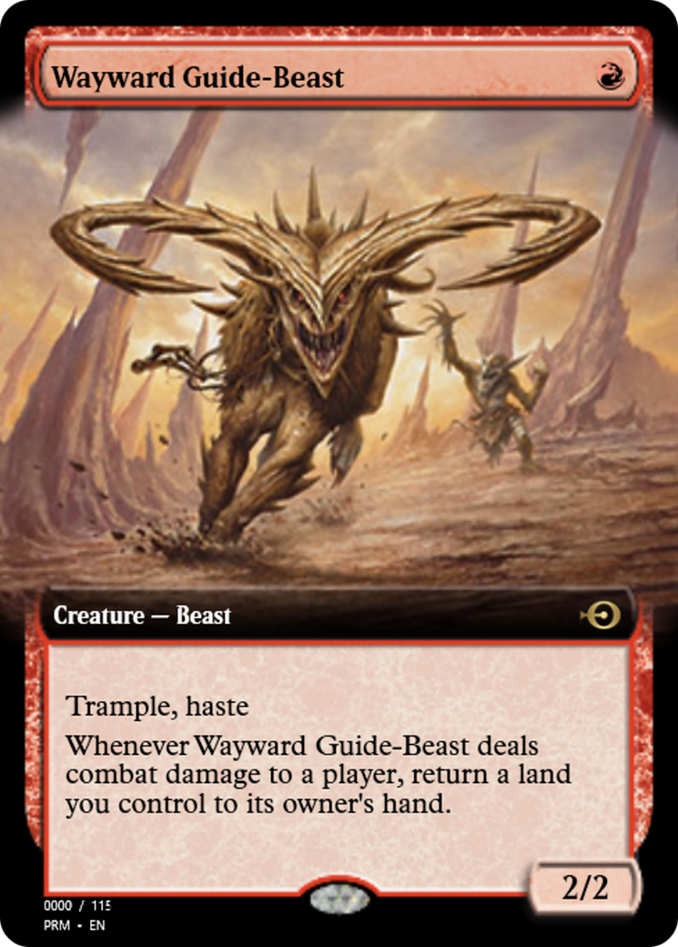 Wayward Guide-Beast (PRM-83796) - Magic Online Promos