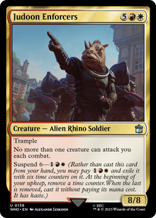 Judoon Enforcers⁣ - Universes Beyond: Doctor Who⁣ (Uncommon)⁣ [138]