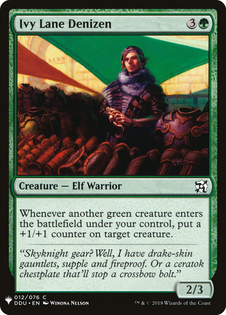 Ivy Lane Denizen (LIST-DDU-12) - The List