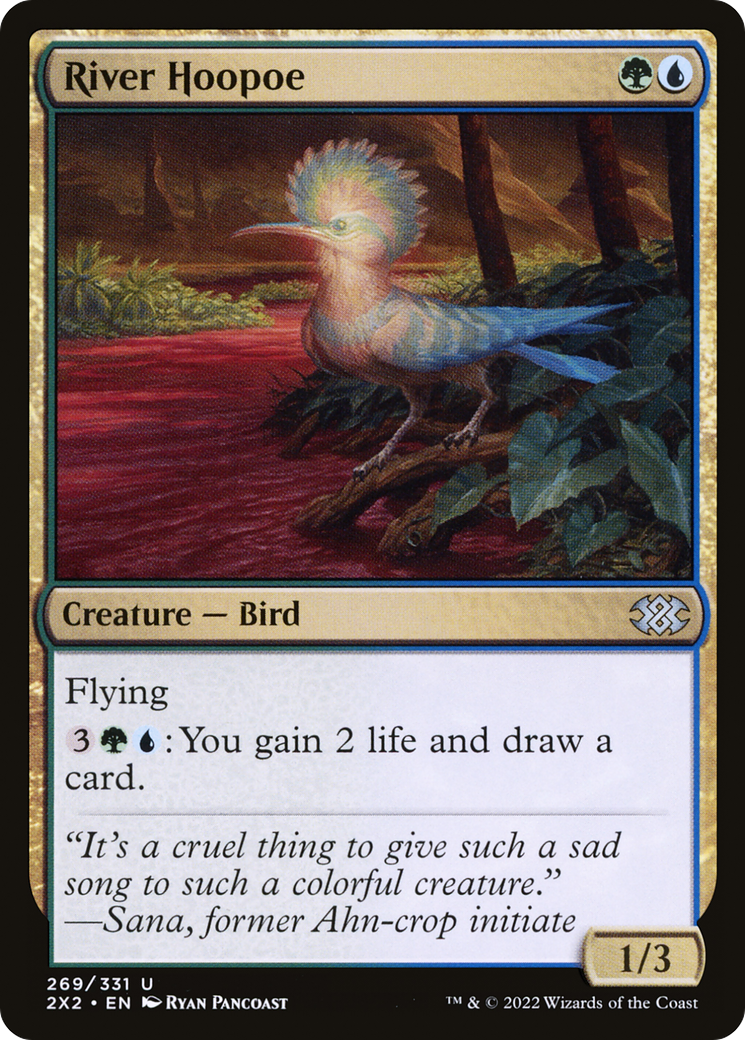 River Hoopoe⁣ - Double Masters 2022⁣ (Uncommon)⁣ [269]