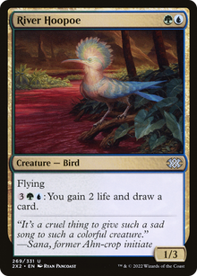 River Hoopoe⁣ - Double Masters 2022⁣ (Uncommon)⁣ [269]