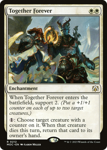 Together Forever⁣ - Commander: March of the Machine⁣ (Rare)⁣ [212]