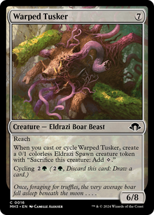 Warped Tusker⁣ - Modern Horizons 3⁣ (Common)⁣ [16]