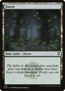 Forest (V.2)⁣ - Commander Legends: Battle for Baldur's Gate: Extras⁣ (Land)⁣ [468]