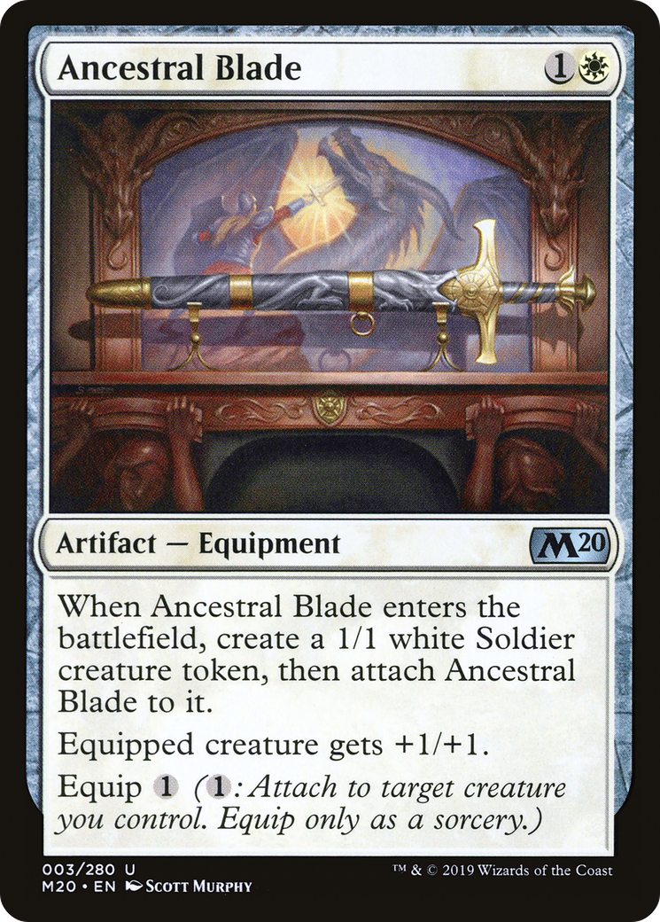 Ancestral Blade⁣ - Core 2020⁣ (Uncommon)⁣ [3]