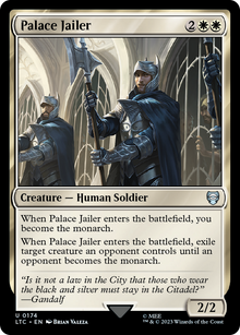 Palace Jailer⁣ - Commander: The Lord of the Rings: Tales of Middle-earth⁣ (Uncommon)⁣ [174]