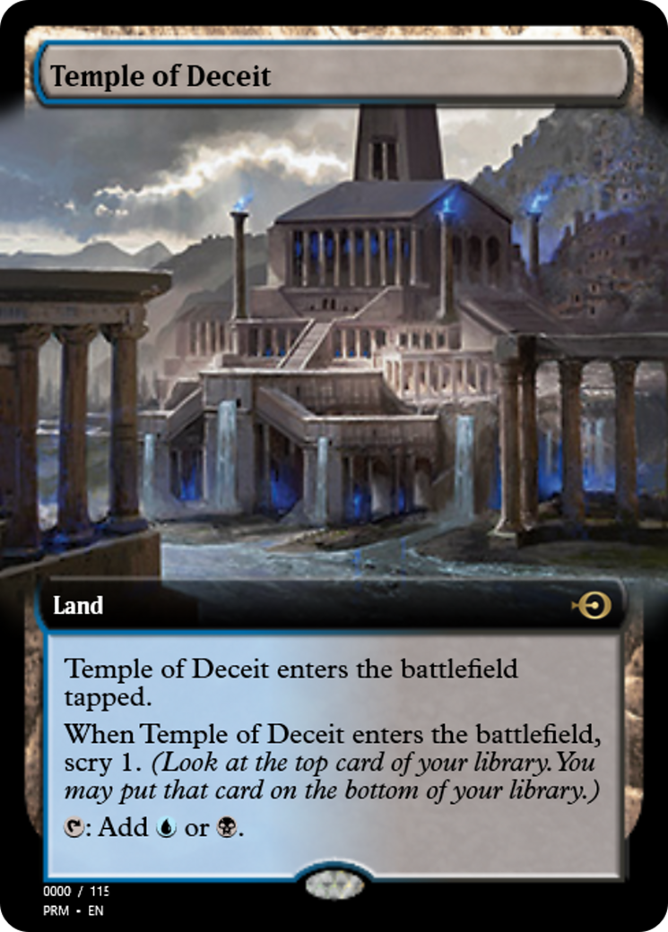 Temple of Deceit (PRM-79873) - Magic Online Promos