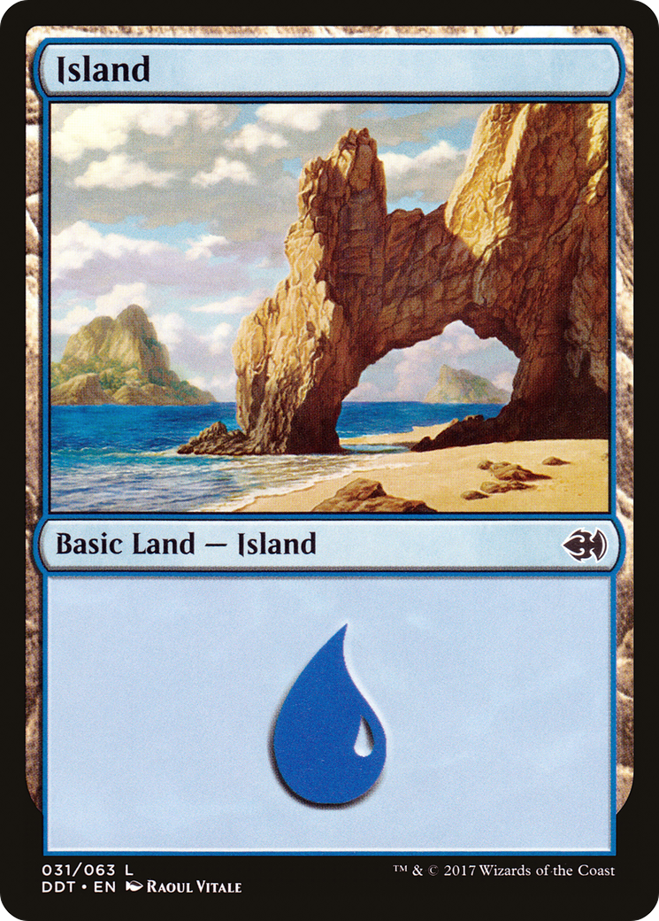 Island (31) (DDT-031) - Duel Decks: Merfolk vs. Goblins
