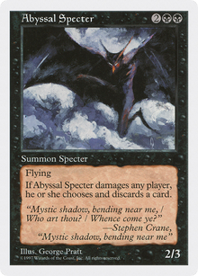 Abyssal Specter (5ED-139) - Fifth Edition