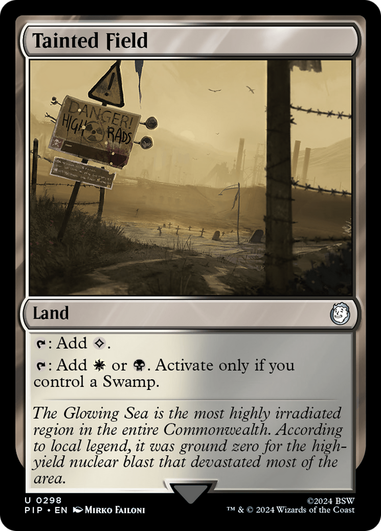 Tainted Field⁣ - Universes Beyond: Fallout⁣ (Uncommon)⁣ [298]