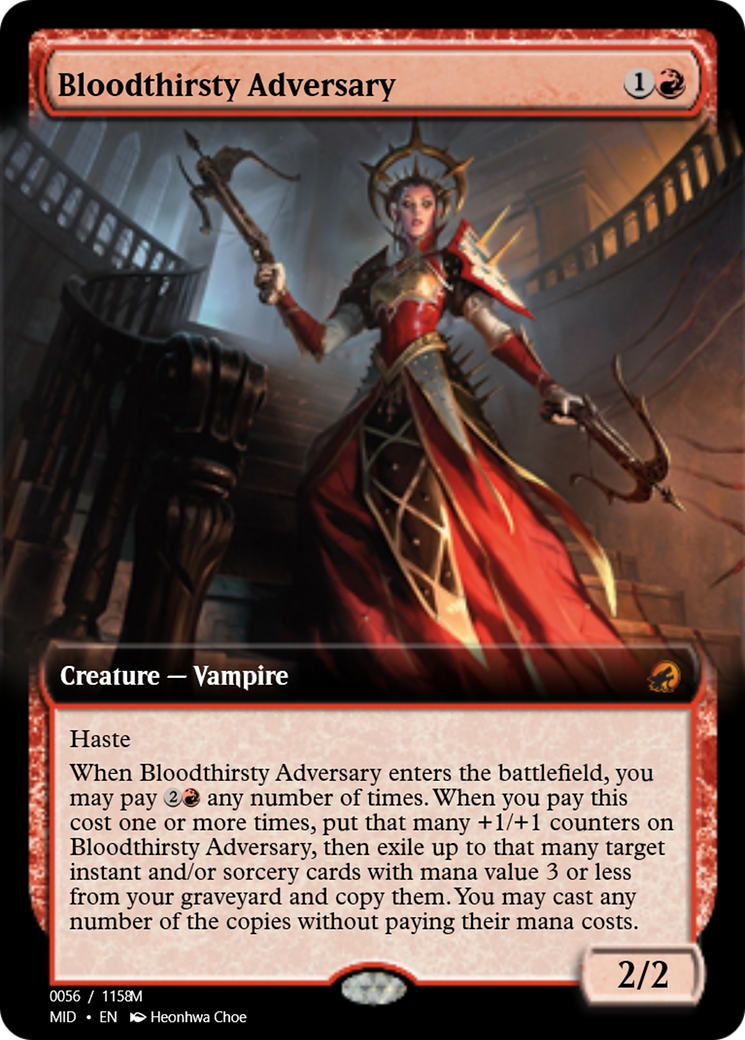 Bloodthirsty Adversary (PRM-93992) - Magic Online Promos Foil