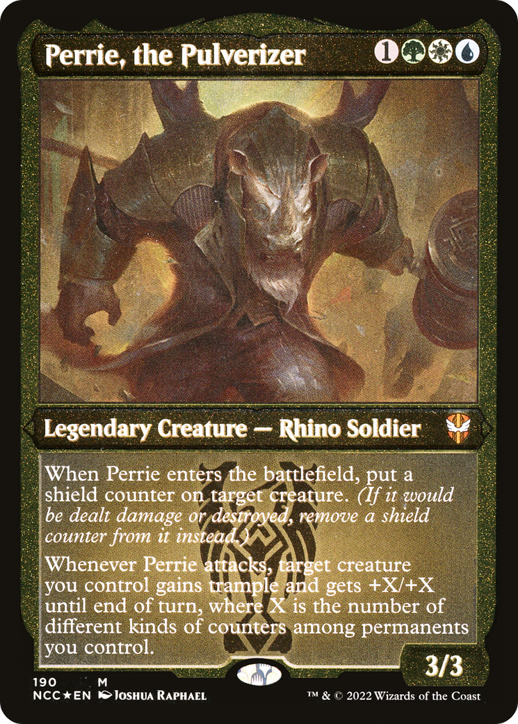 Perrie, the Pulverizer (V.2)⁣ - Commander: Streets of New Capenna: Extras⁣ (Special)⁣ [190]