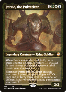 Perrie, the Pulverizer (V.2)⁣ - Commander: Streets of New Capenna: Extras⁣ (Special)⁣ [190]