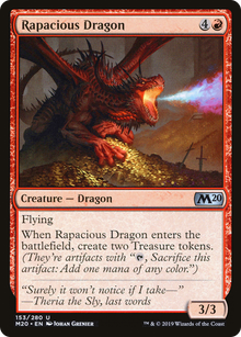 Rapacious Dragon⁣ - Core 2020⁣ (Uncommon)⁣ [153]