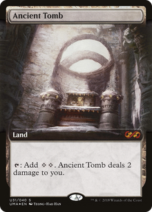 Ancient Tomb (UMA:BT-U31) - Ultimate Box Topper: (Extended Art) Foil