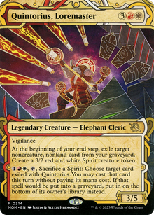 Quintorius, Loremaster⁣ - March of the Machine: Extras⁣ (Rare)⁣ [314]
