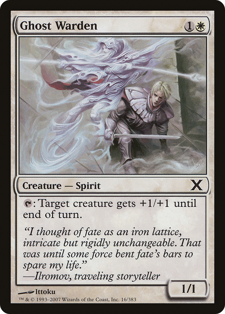 Ghost Warden (10E-016) - Tenth Edition