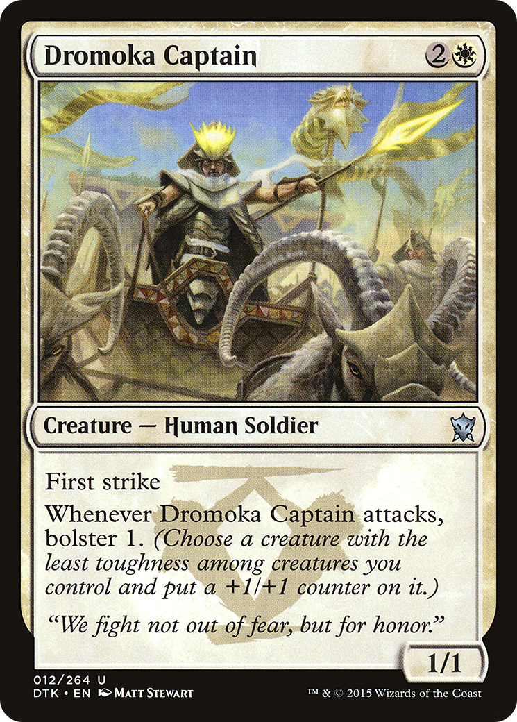 Dromoka Captain (DTK-012) - Dragons of Tarkir