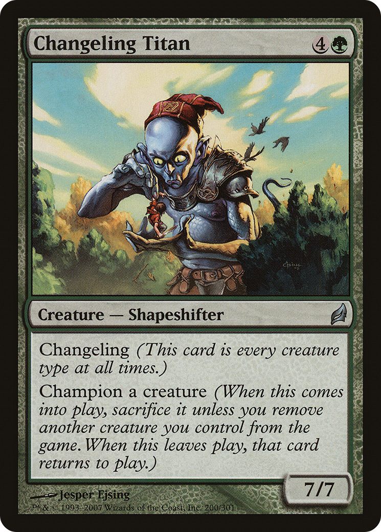 Changeling Titan (LRW-200) - Lorwyn