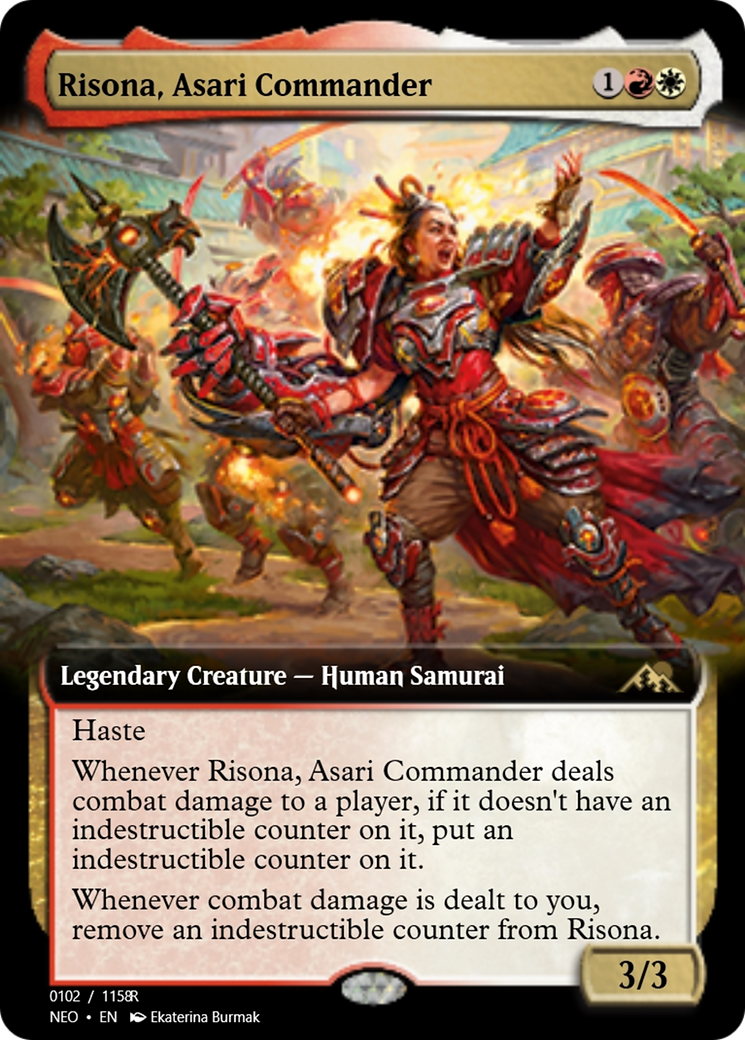 Risona, Asari Commander (PRM-98067) - Magic Online Promos