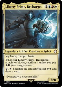 Liberty Prime, Recharged⁣ - Universes Beyond: Fallout⁣ (Mythic)⁣ [5]