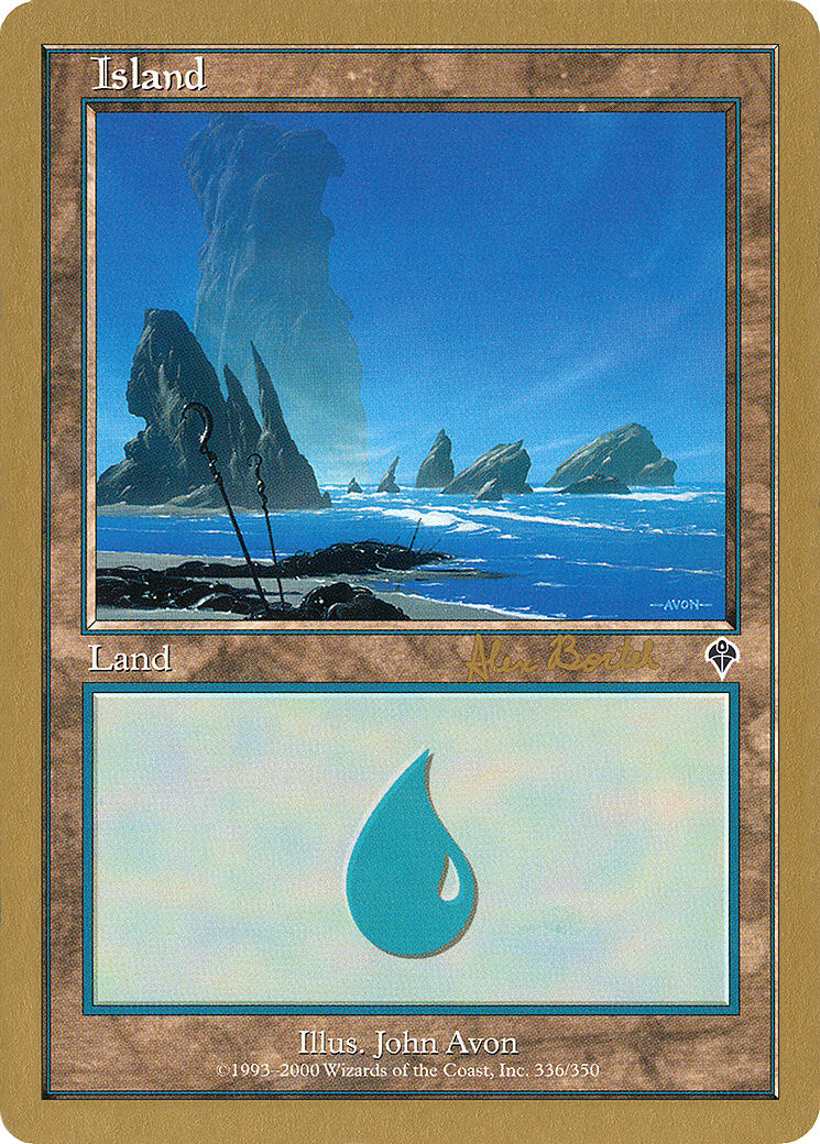 Island (336) - 2001 Alex Borteh (INV) (WCD-) - World Championship Decks 2001