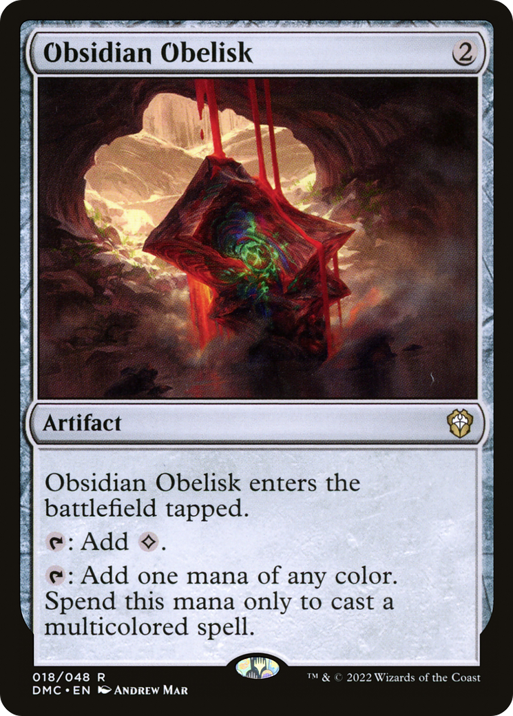 Obsidian Obelisk⁣ - Commander: Dominaria United⁣ (Rare)⁣ [18]