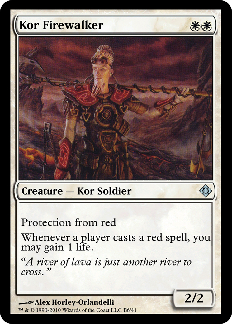 Kor Firewalker (TD0-0B6) - Magic Online Theme Decks