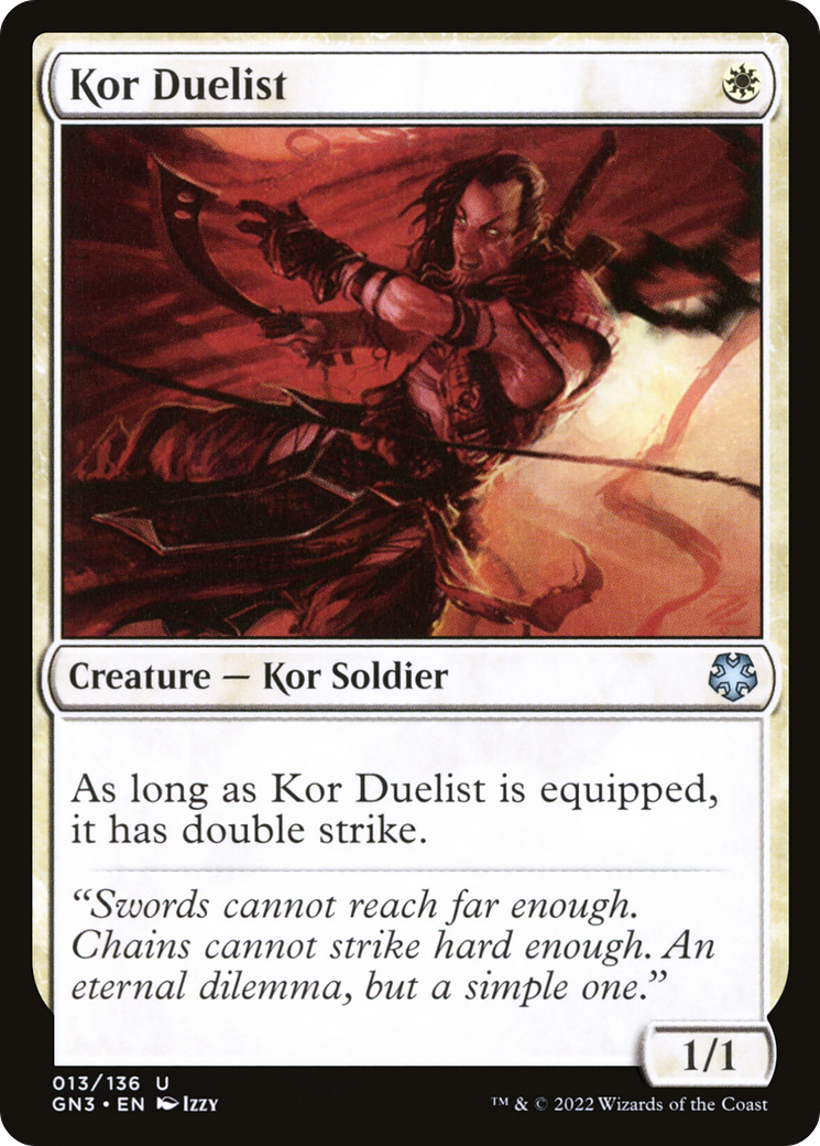 Kor Duelist⁣ - Game Night: Free For All⁣ (Uncommon)⁣ [13]
