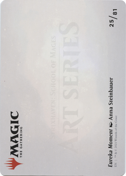 Eureka Moment // Eureka Moment (ASTX-025) - Strixhaven Art Series (Borderless) Foil
