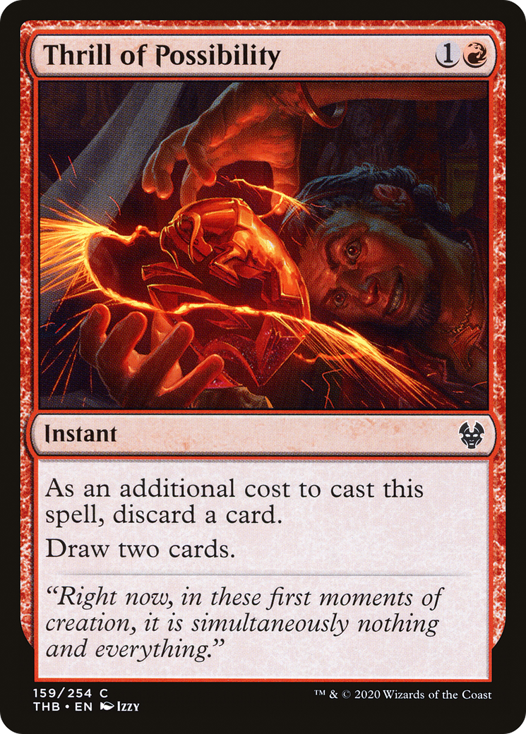 Thrill of Possibility⁣ - Theros Beyond Death⁣ (Common)⁣ [159]