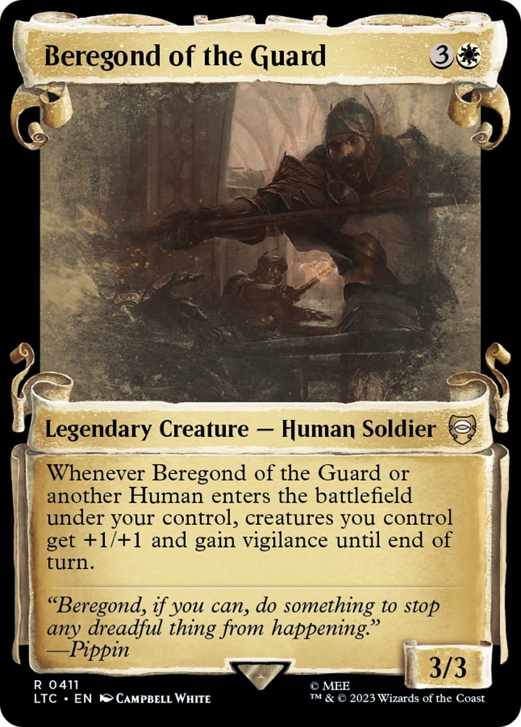 Beregond of the Guard (Showcase Scrolls) (LTC-411) - Tales of Middle-earth Commander: (Showcase)