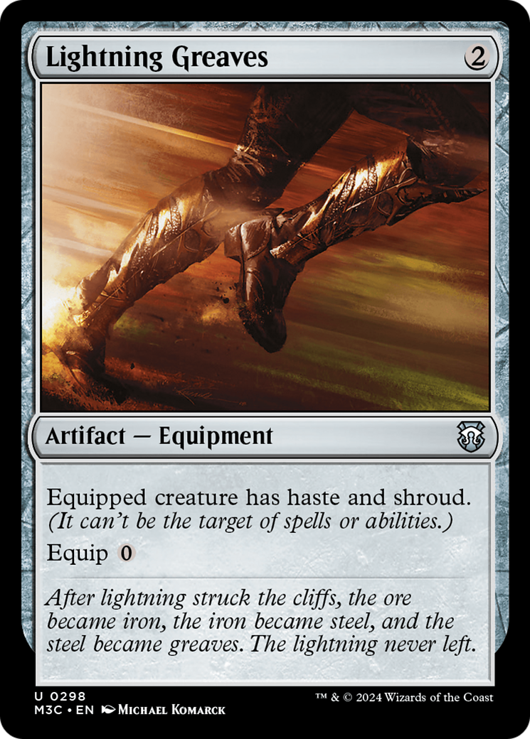 Lightning Greaves (M3C-298) - Modern Horizons 3 Commander Foil