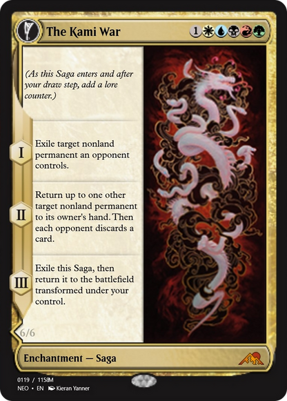 The Kami War // O-Kagachi Made Manifest (PRM-98101) - Magic Online Promos: (enchantment)