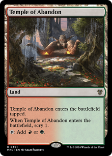 Temple of Abandon⁣ - Commander: Murders at Karlov Manor⁣ (Rare)⁣ [301]