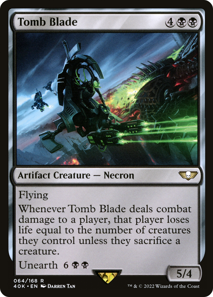 Tomb Blade⁣ - Universes Beyond: Warhammer 40,000⁣ (Rare)⁣ [64]