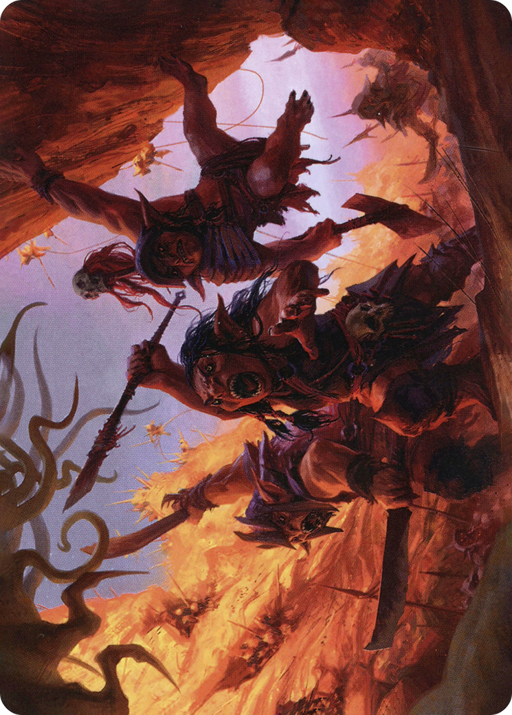 Swarming Goblins // Goblin (AAFR-024) - Adventures in the Forgotten Realms Art Series (Borderless)