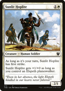 Sunlit Hoplite⁣ - Theros Beyond Death: Extras⁣ (Common)⁣ [273]