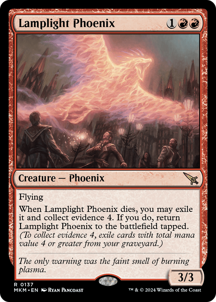 Lamplight Phoenix (MKM-137) - Murders at Karlov Manor Foil