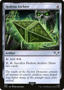 Hedron Archive⁣ - Universes Beyond: Warhammer 40,000⁣ (Uncommon)⁣ [240]