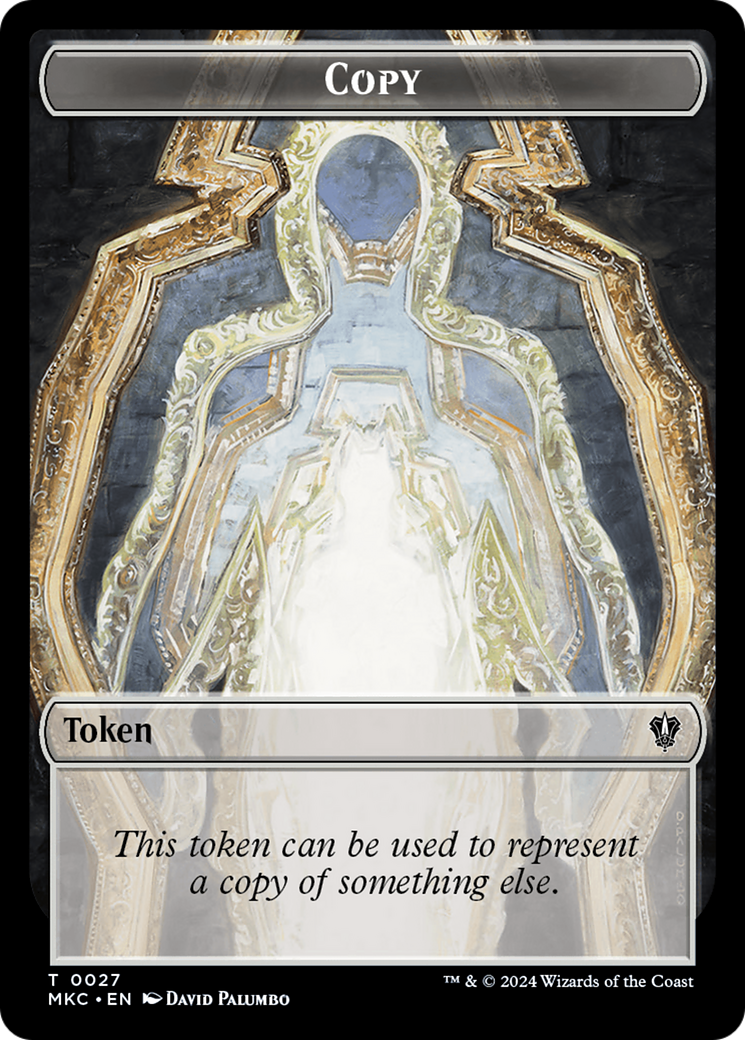 Copy (TMKC-027) - Murders at Karlov Manor Commander Tokens Foil