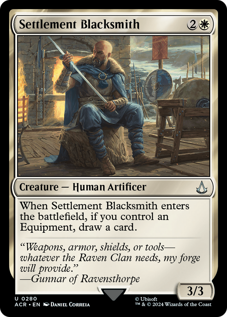 Settlement Blacksmith⁣ - Universes Beyond: Assassin's Creed: Extras⁣ (Uncommon)⁣ [280]