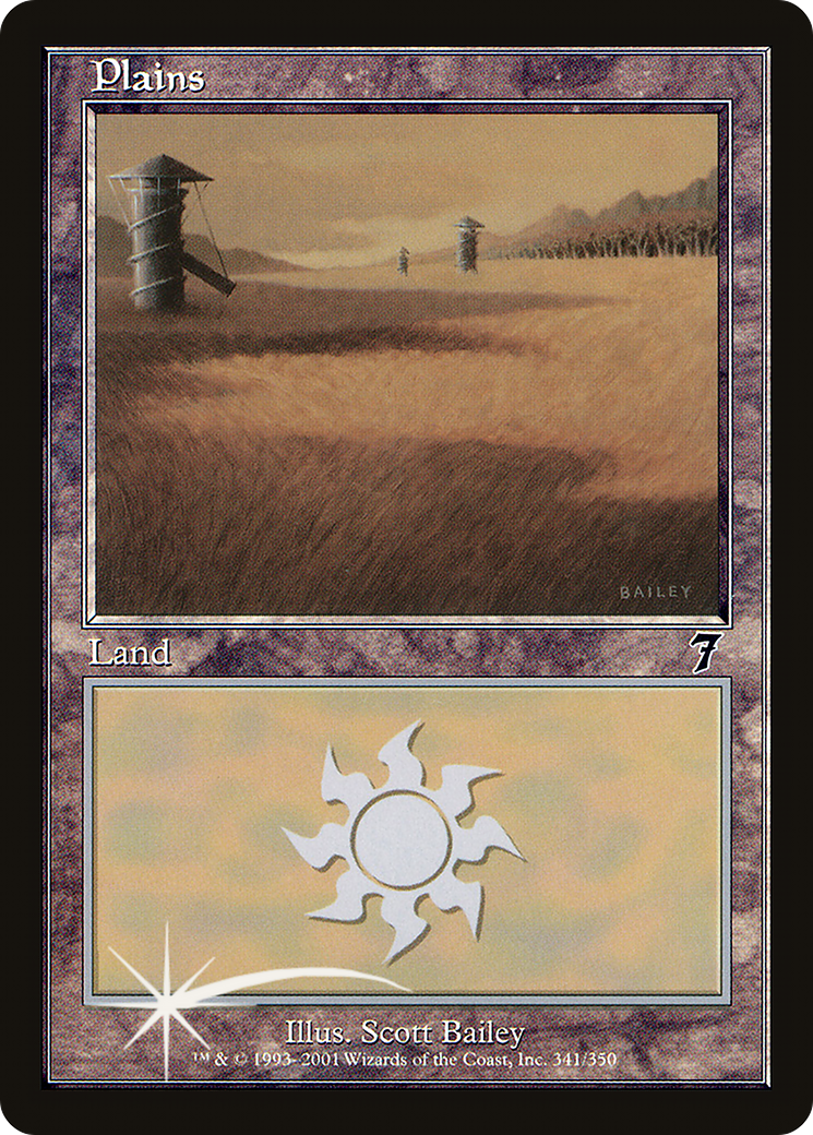 Plains (341) (7ED-341★) - Seventh Edition Foil