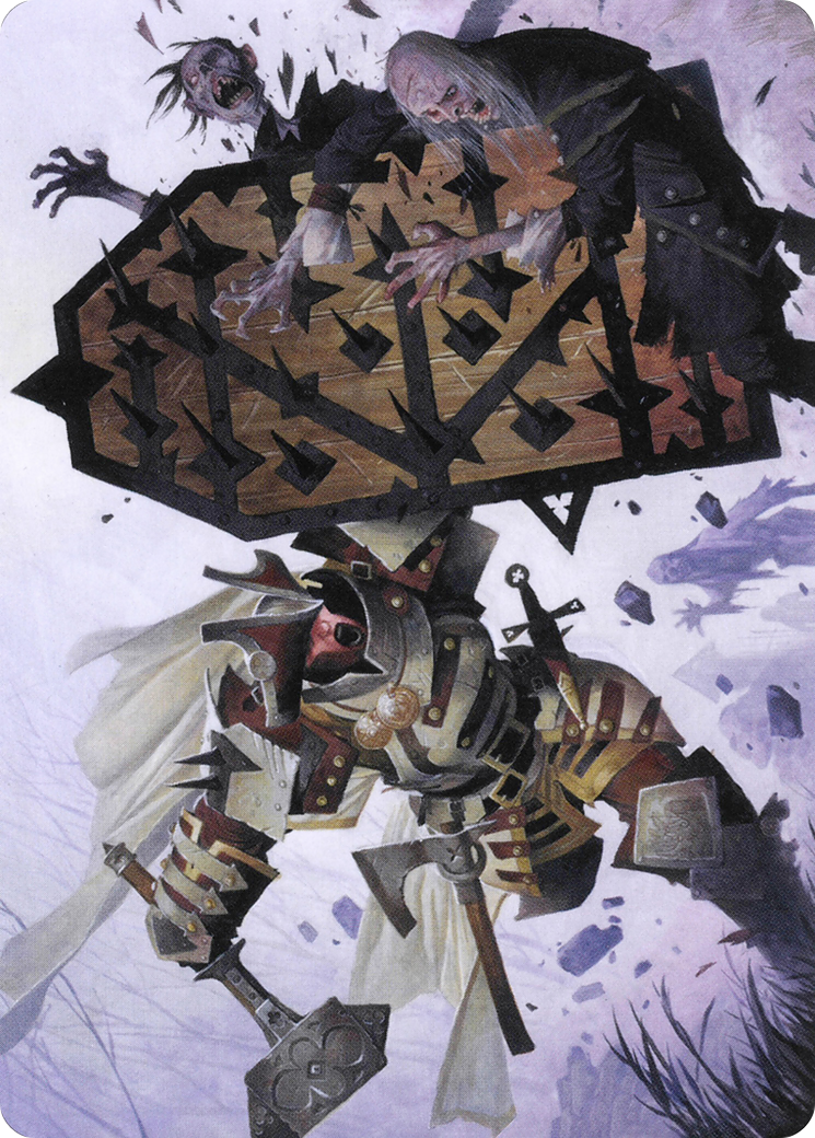 Estwald Shieldbasher // Estwald Shieldbasher (AVOW-009) - Crimson Vow Art Series (Borderless)