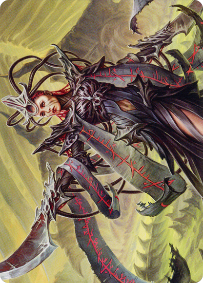 Testament Bearer // Testament Bearer (AONE-023) - Phyrexia: All Will Be One Art Series (Borderless)